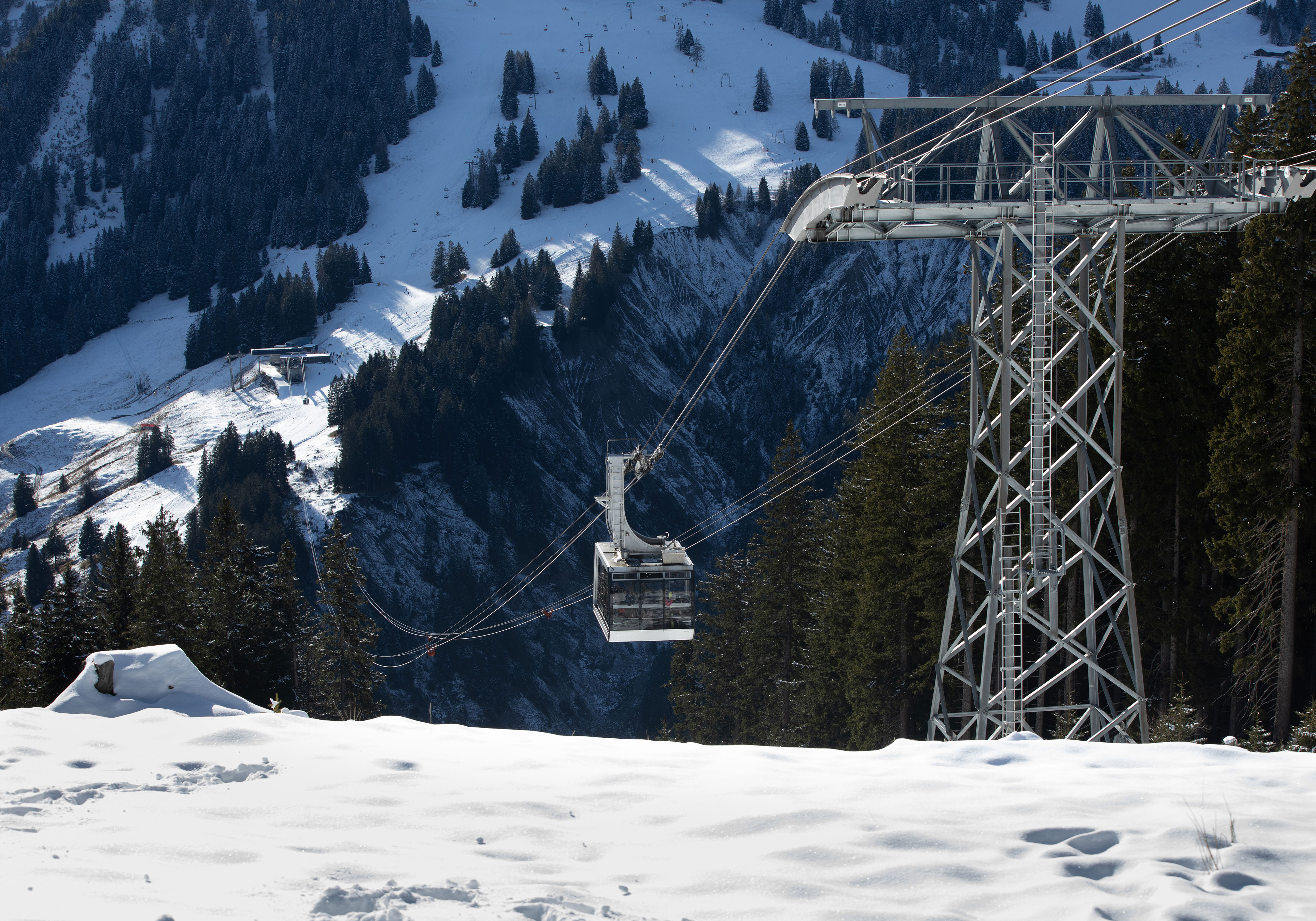 The Skiing, Brandnertal, Austria