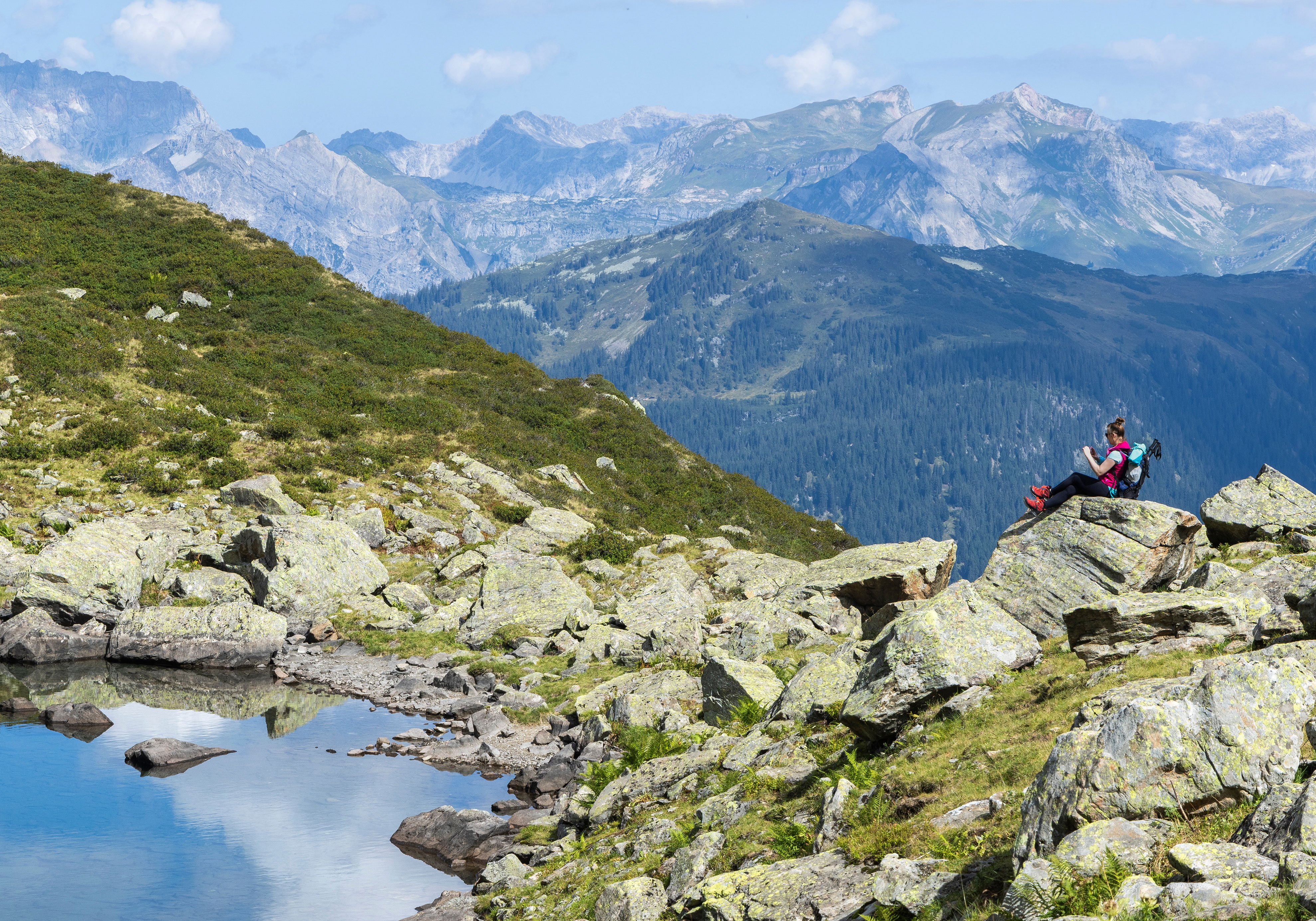 Sommer, Montafon, Österreich