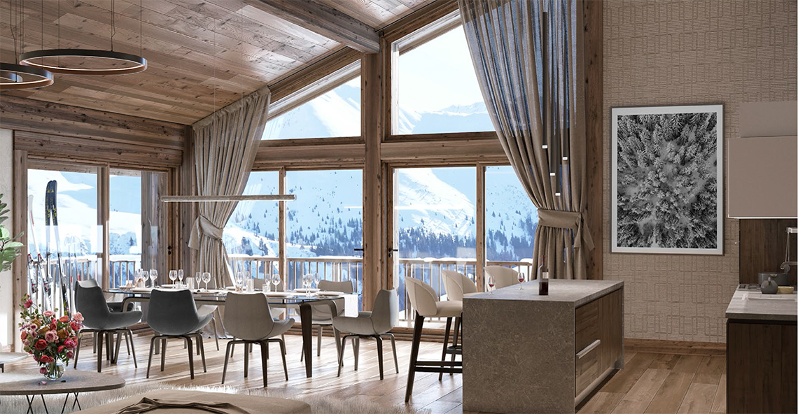 Les Chalets Cinq Sommets Appartementen, Frankrijk