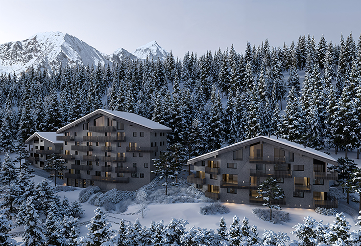 Crans-Montana, Alpina, Résidences privées FENDI