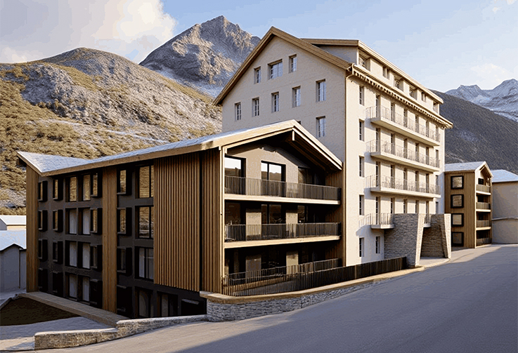 Saas Fee, Dom 4545