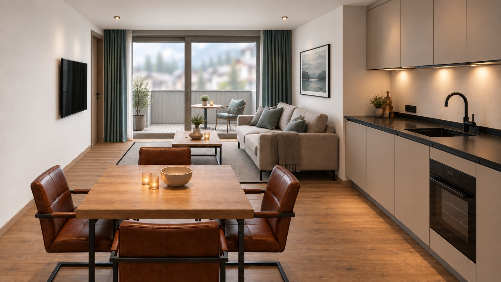 Saastal Village Apartments, Zwitserland