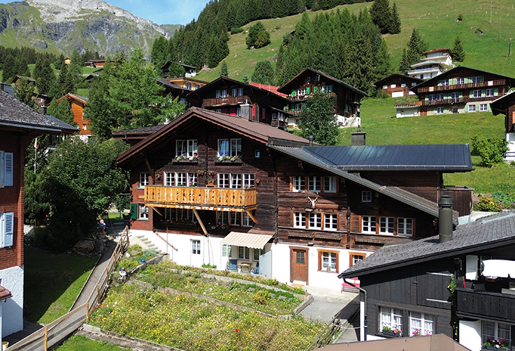 Murren, Alpengluhn